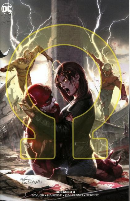 DCeased #4O – Nuclear Option (Midtown Comics Inhyuk Lee "Omega" Minimal Trade Dress Cover)