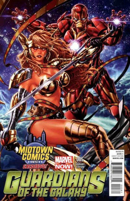 Guardians of the Galaxy, Vol. 3 #5F (Mark Brooks Midtown Comics Variant Cover)