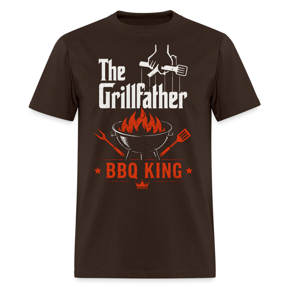 The Grillfather BBQ King Men's T-Shirt - brown