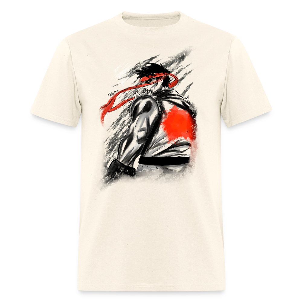 Ryu Warrior Tee – Original Arcade Fighter Inspired T-Shirt - sweet cream heather