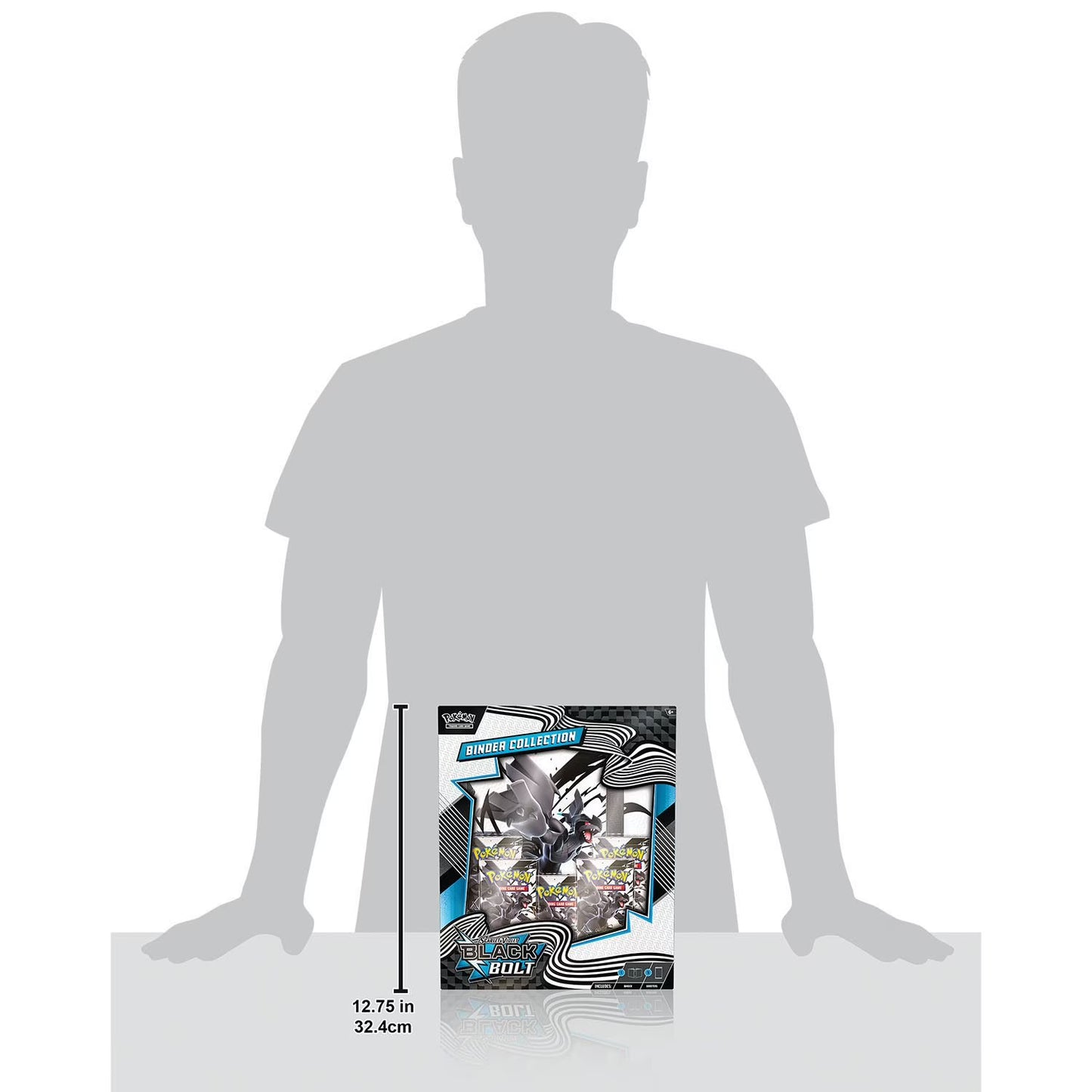 Pokémon Black Bolt Binder & Poster Collection with Booster Packs (Sam's Club Exclusive)