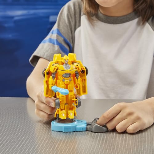 Transformers One Robot Battlers Bumblebee (B-127) 4.5-Inch Robot Action Figure, Interactive Toys for Boys and Girls Ages 6 and Up