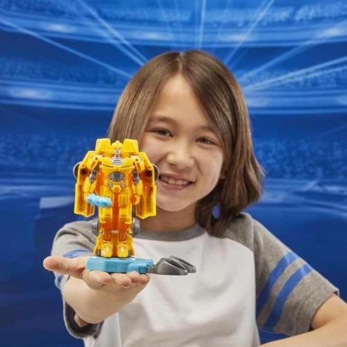 Transformers One Robot Battlers Bumblebee (B-127) 4.5-Inch Robot Action Figure, Interactive Toys for Boys and Girls Ages 6 and Up