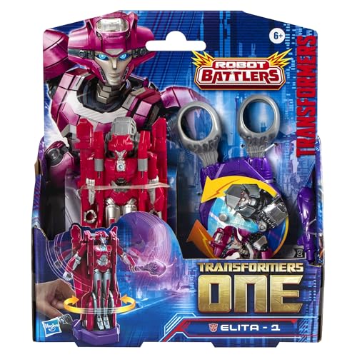 Transformers One Robot Battlers Elita-1, 4.5-Inch Robot Action Figure, Interactive Toys for Boys and Girls Ages 6 and Up