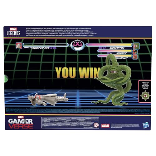 Marvel Legends Series Gamerverse Gargantos, Retro Video Game-Inspired Collectible 6-Inch Scale Action Figure