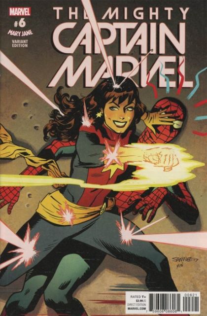 The Mighty Captain Marvel #6B – Part 2 of 4 (Variant Chris Samnee Mary Jane Cover)