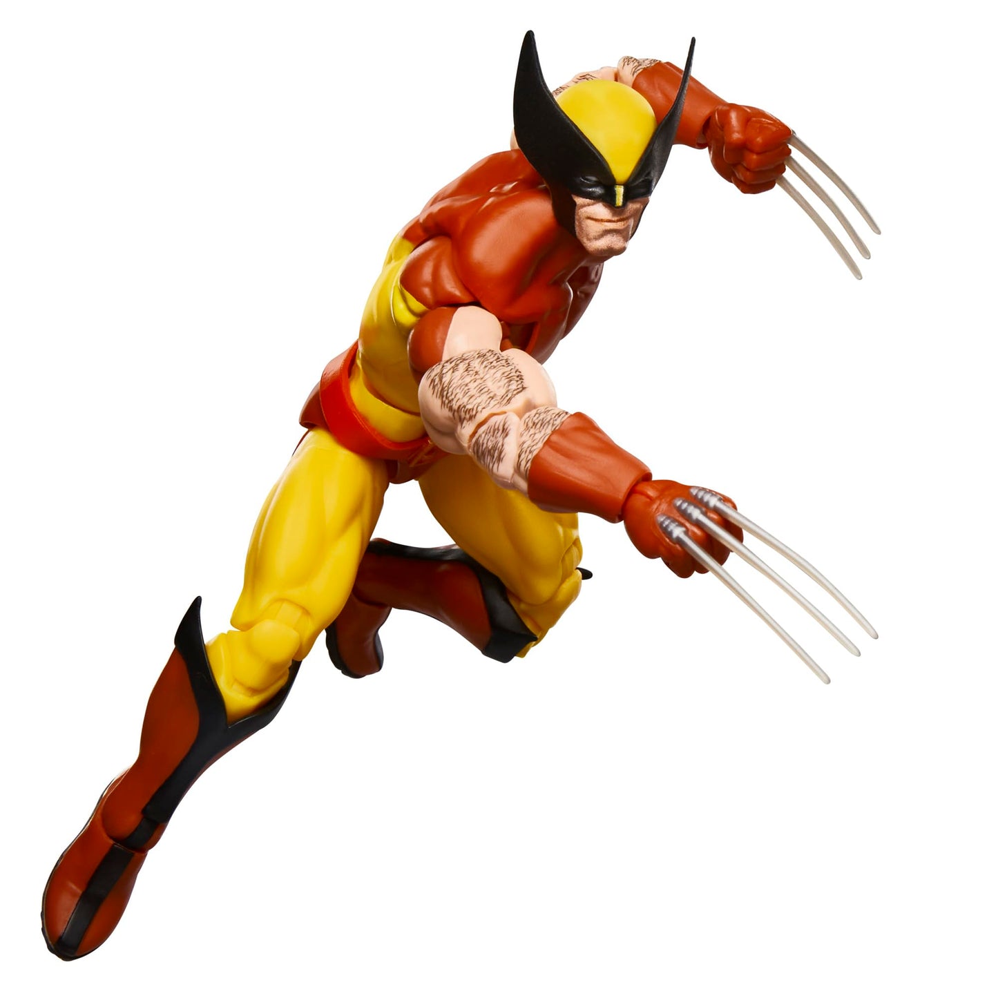 Marvel Legends Series Wolverine, X-Men Retro Comics Secret Wars Collectible 6 Inch Action Figure with Shield