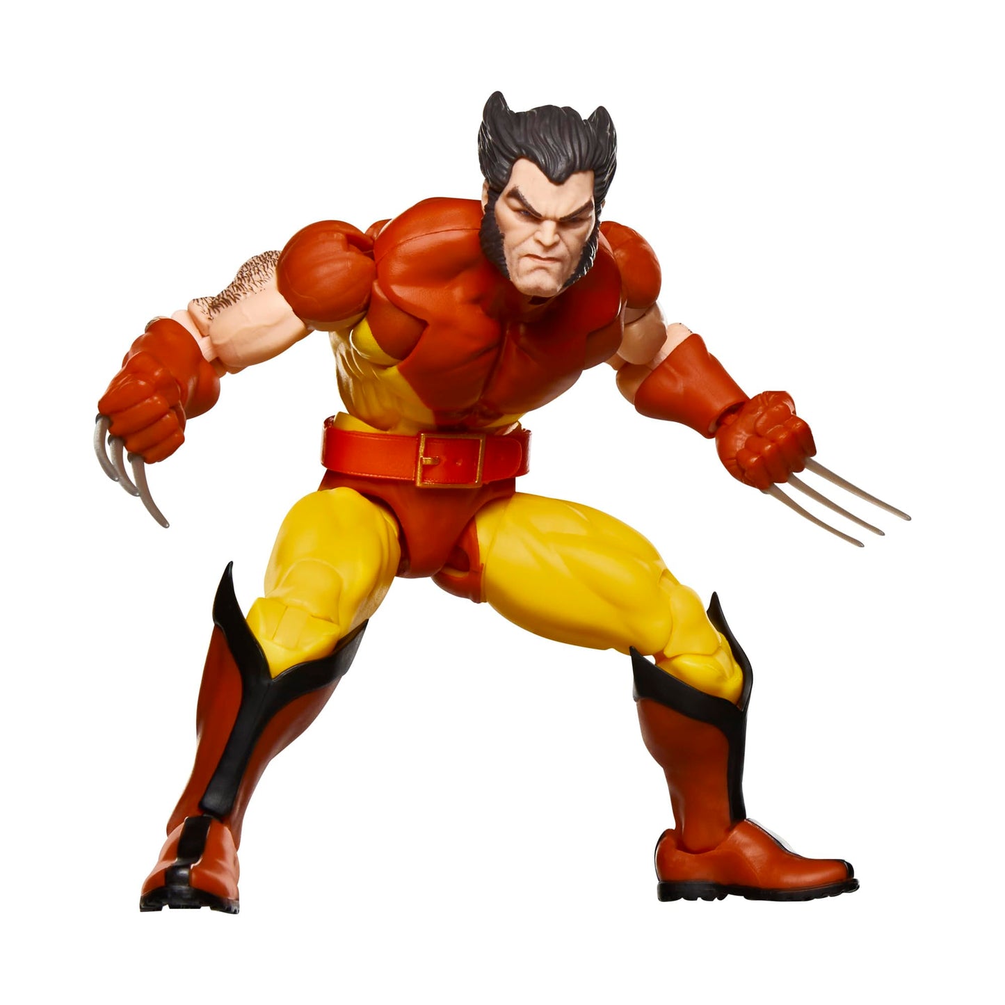 Marvel Legends Series Wolverine, X-Men Retro Comics Secret Wars Collectible 6 Inch Action Figure with Shield