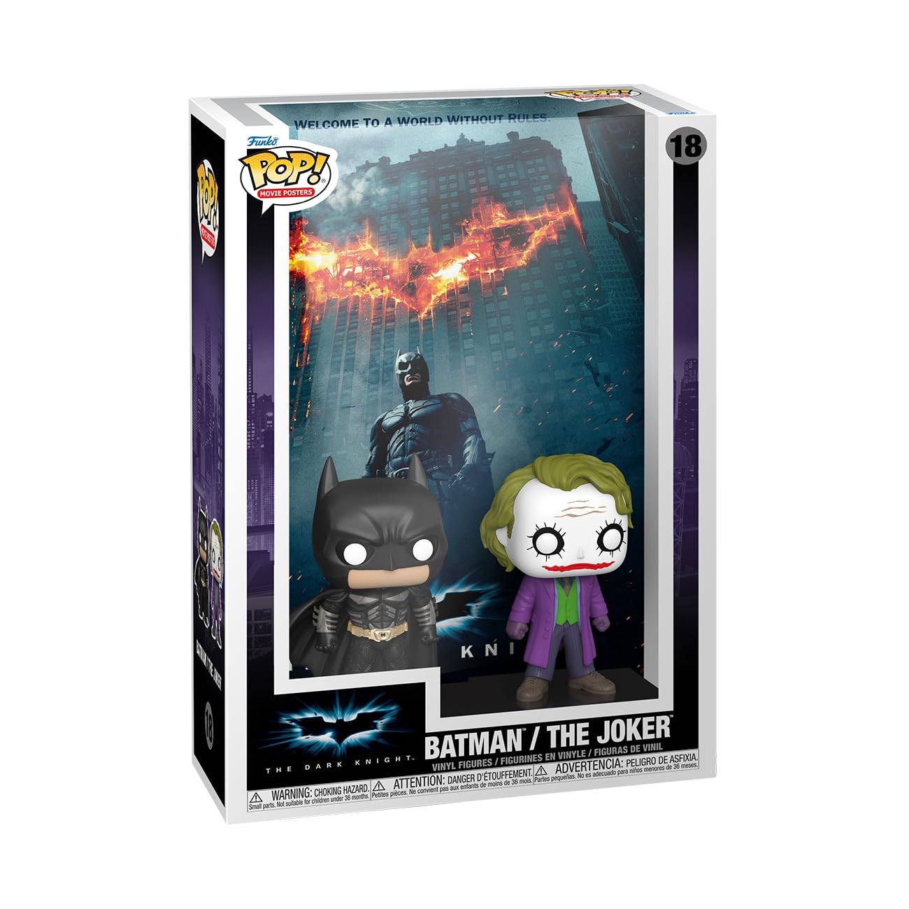 Funko POP! Movie Poster: The Dark Knight - Batman/The Joker - Collectable Vinyl Figure - Gift Idea - Official Merchandise - for Kids & Adults - Movies Fans - Model Figure for Collectors and Display