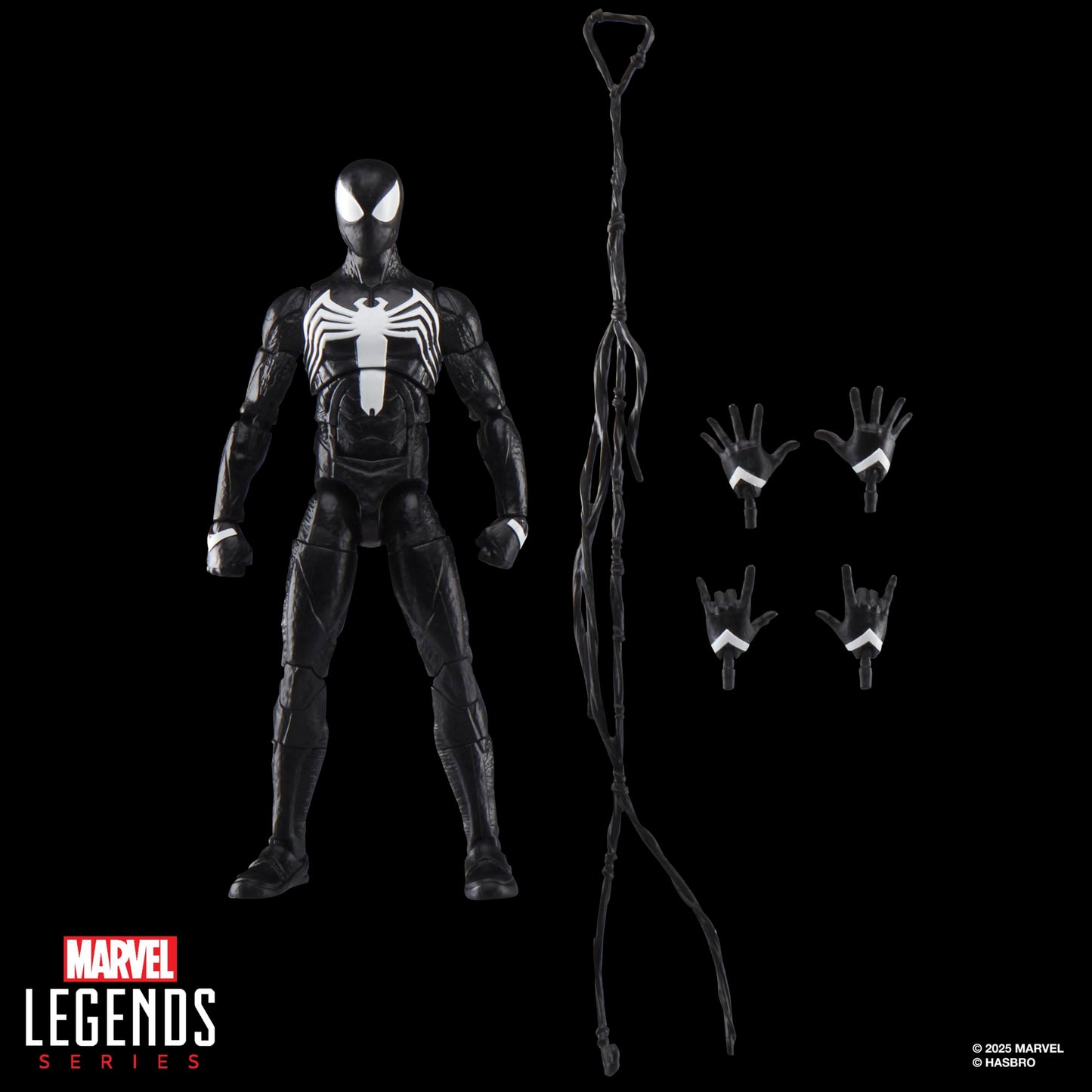 Marvel Legends Series Gamerverse Peter Parker Black Suit, Spider-Man 2 Video Game-Inspired Collectible 6 Inch Action Figure
