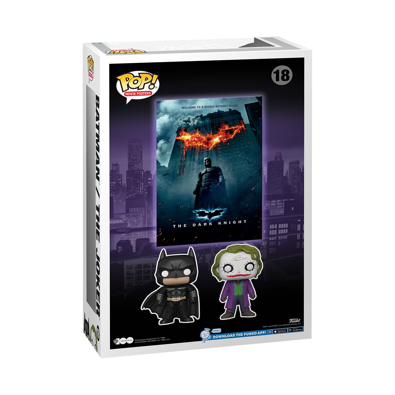 Funko POP! Movie Poster: The Dark Knight - Batman/The Joker - Collectable Vinyl Figure - Gift Idea - Official Merchandise - for Kids & Adults - Movies Fans - Model Figure for Collectors and Display