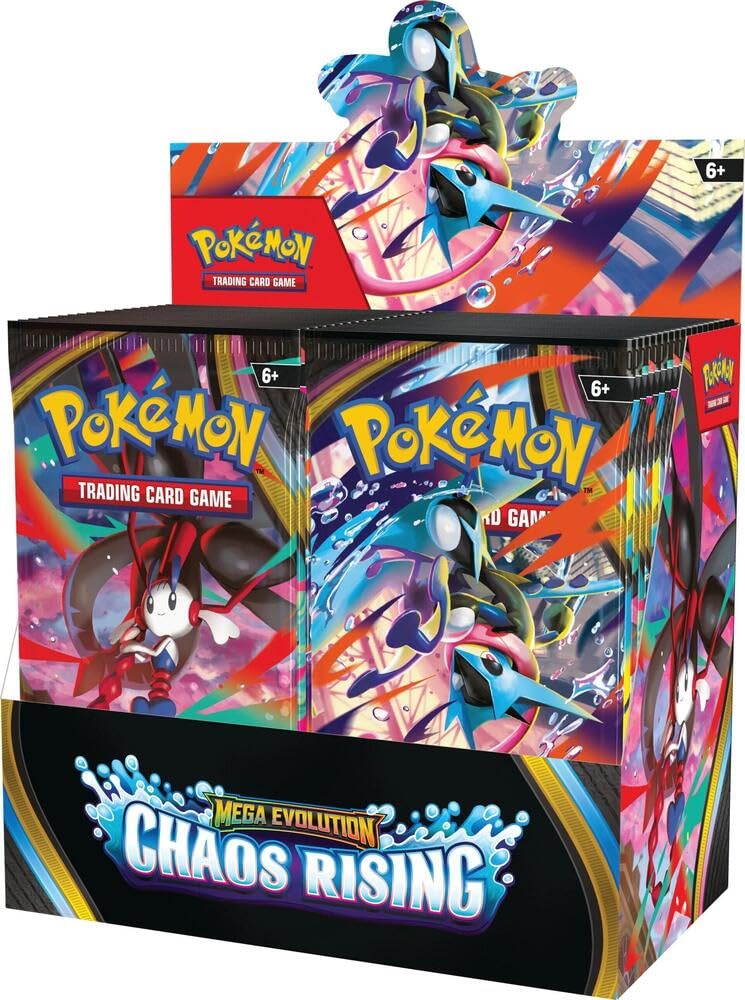 Pokémon TCG: Mega Evolution Chaos Rising Booster Display