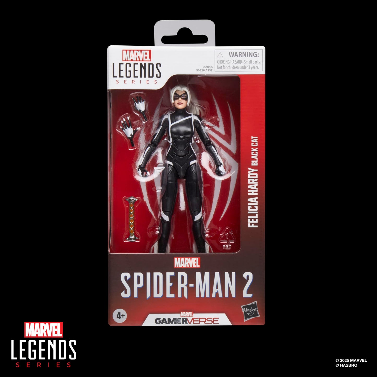 Marvel Legends Series Gamerverse Black Cat Felicia Hardy, Spider-Man 2 Video Game-Inspired Collectible 6 Inch Action Figure