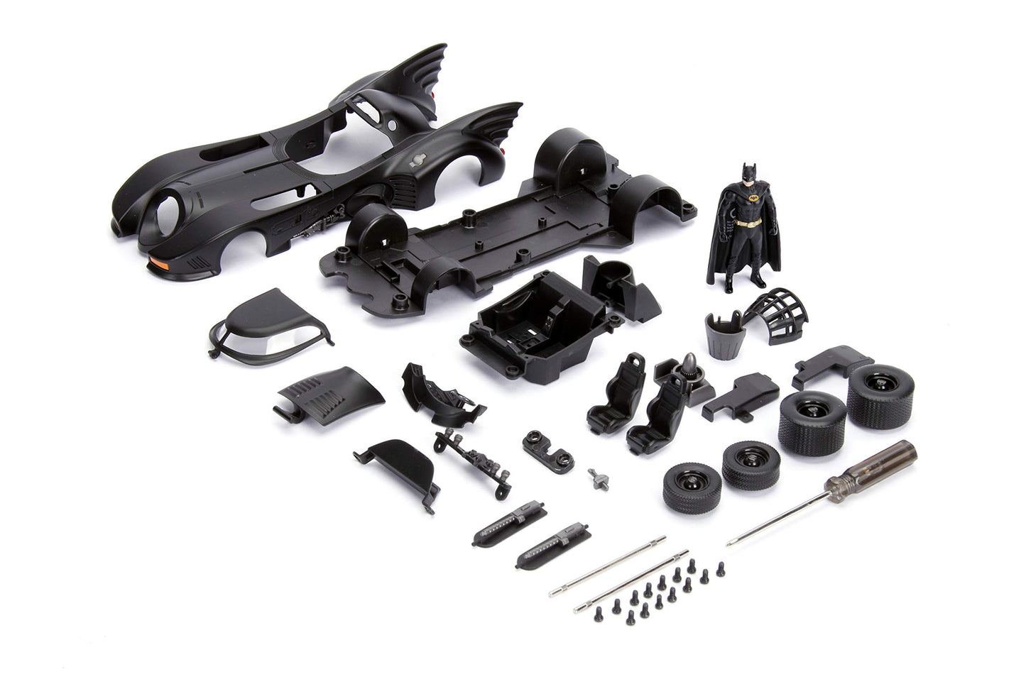 Jada Toys DC Comics Batman 1989 Batmobile DIE-CAST Car Model Kit, 1: 24 Scale Vehicle & 2.75" Collectible Metal Figurine