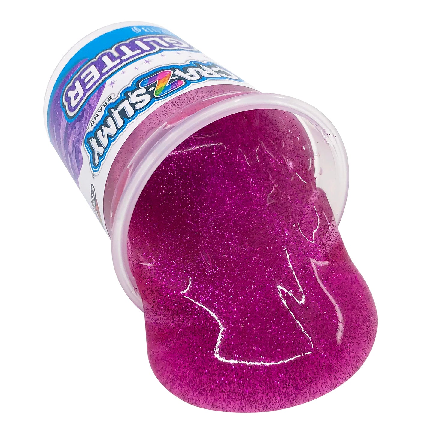 Cra-Z-Slimy 4 Pack Glitter Slime Set – Comes with 3 Colors of Pre-Made Glitter Slime and Glitter Add-Ins