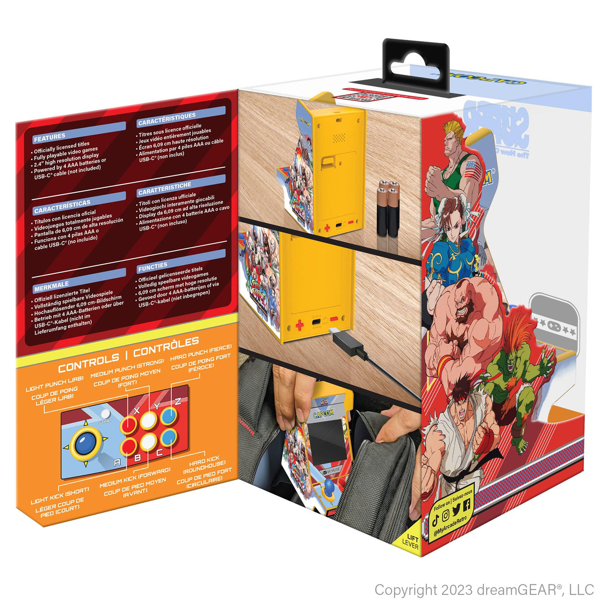 My Arcade Super Street Fighter II Nano Player: Retro Gaming, 2 Games