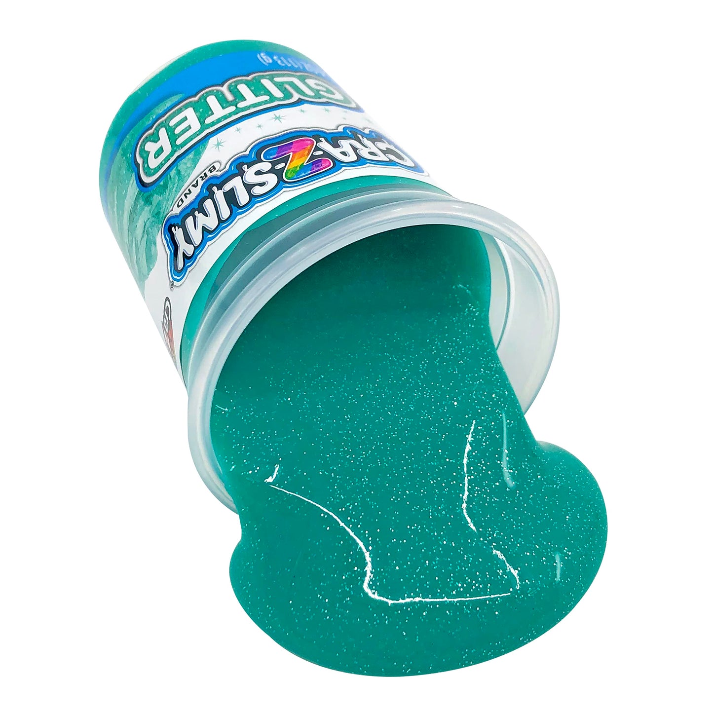 Cra-Z-Slimy 4 Pack Glitter Slime Set – Comes with 3 Colors of Pre-Made Glitter Slime and Glitter Add-Ins