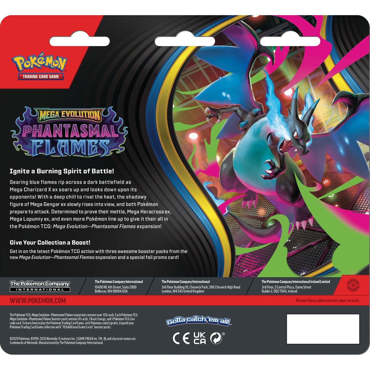 Pokemon TCG: Mega Evolutions Phantasmal Flames 3 Pack Blister Sneasel