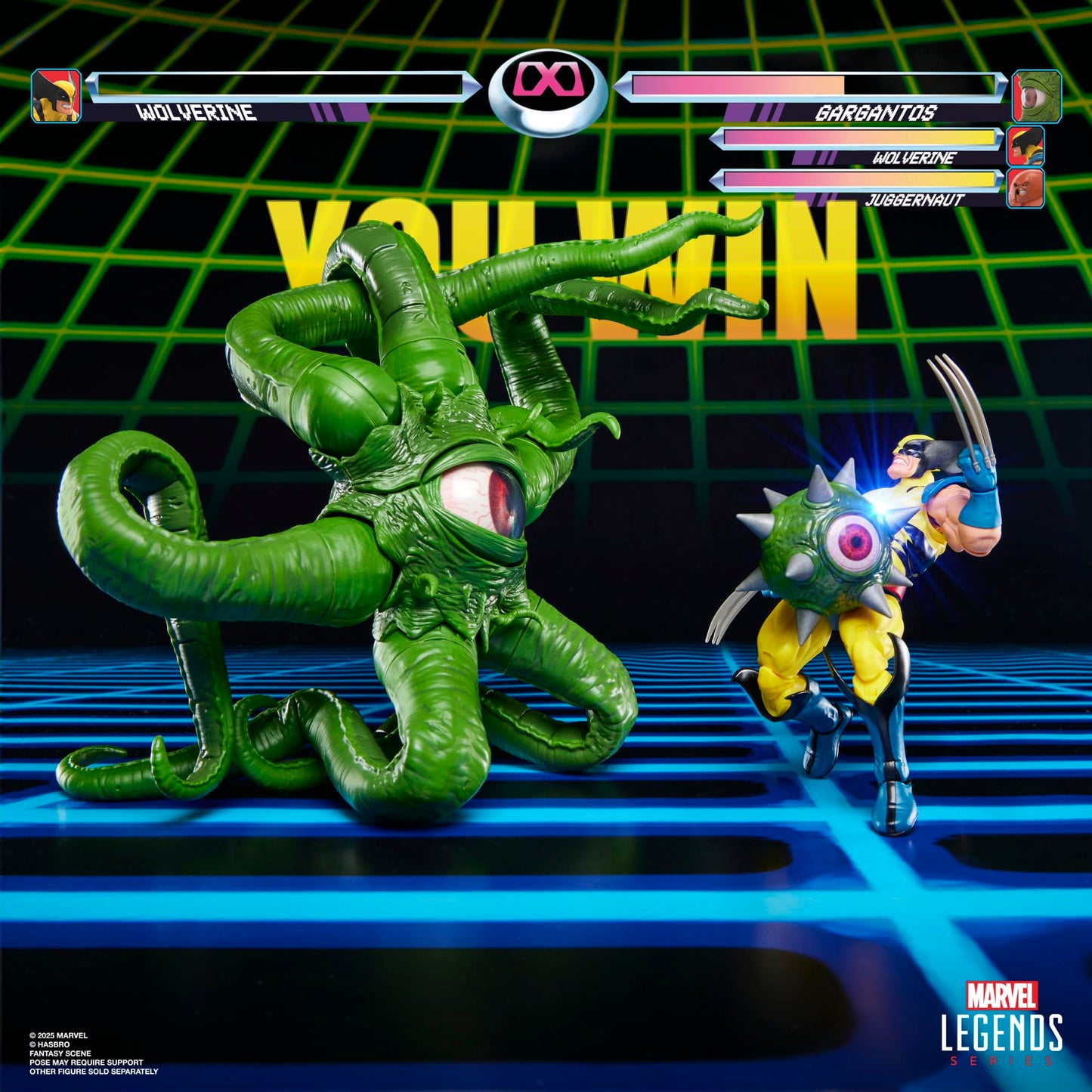 Marvel Legends Series Gamerverse Gargantos, Retro Video Game-Inspired Collectible 6-Inch Scale Action Figure