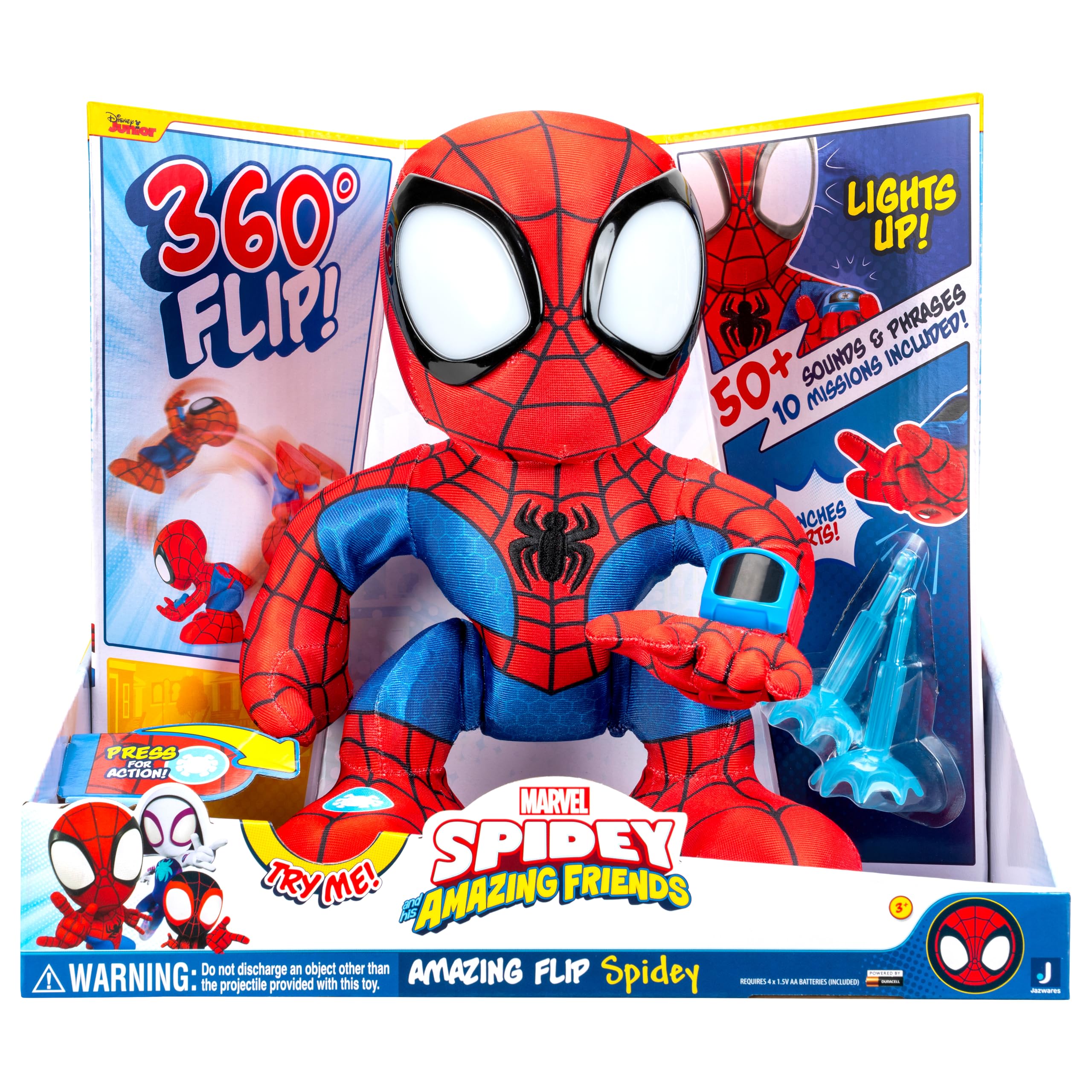 Marvel Spidey and His Amazing Friends Amazing Flip Spidey - 12