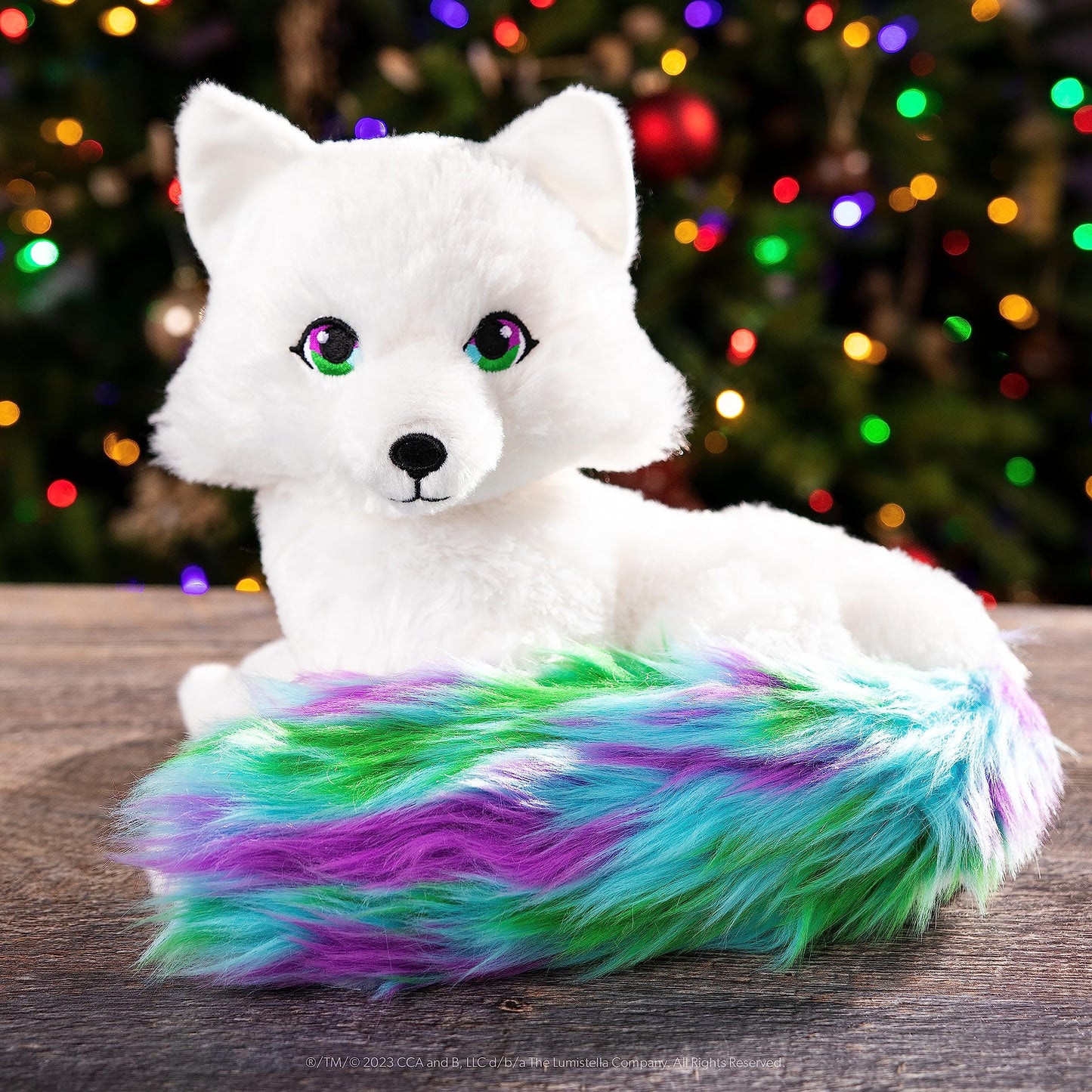 Extraordinary Noorah Plush - 9-Inch Deluxe Animal Plush with Northern Lights-Inspired Tail - As Seen in Elf Pets: A Fox Cub's Christmas Tale - Arctic Fox Pal of The Elf on the Shelf