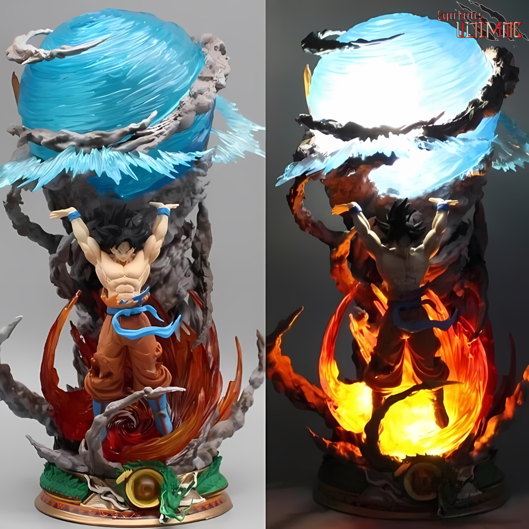 Figurine de boule anti-drag-on Spirit Bomb Goku Demi-corps Remplaçable Action Fi Figurine de boule anti-drag-on Spirit Bomb Goku Demi-corps Remplaçable Action Fi