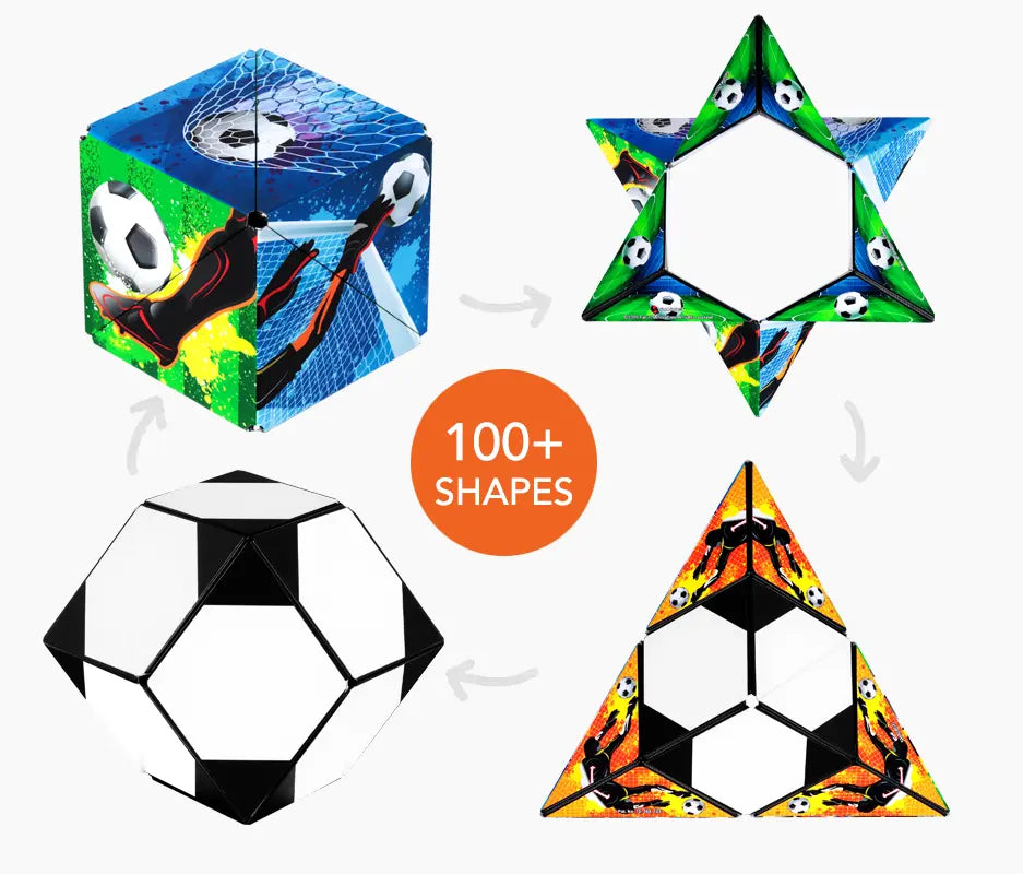 Shashibo World Cup Soccer Magnetic Puzzle Cube