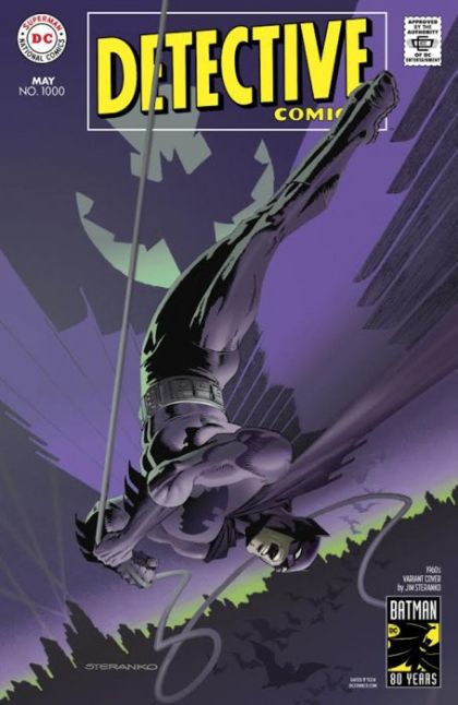 Detective Comics, Vol. 3 #1000E – Batman's Longest Case (Jim Steranko 1960's Variant)