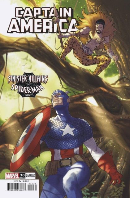 Captain America, Vol. 9 #30B – All the Young, Conclusion (Variant Taurin Clarke Spider-Man Villains Cover)