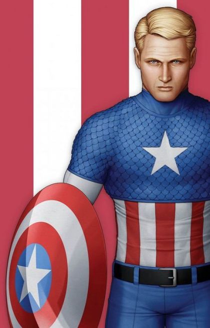 Captain America, Vol. 9 #1X – Part 1 (John Tyler Christopher Midtown Comics Retailer Exclusive Unmasked Modern Captain America Virgin Variant Cover H)