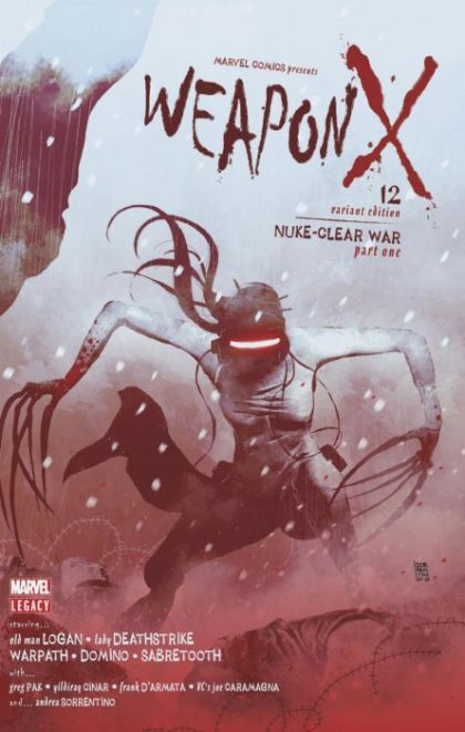 Weapon X, Vol. 3 #12D – Part 1 (Incentive Andrea Sorrentino Variant Cover)
