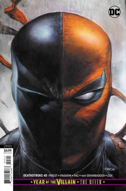 Deathstroke, Vol. 4 #45B – Book One: Children of a Lesser God (Variant David Finch Card Stock Cover)