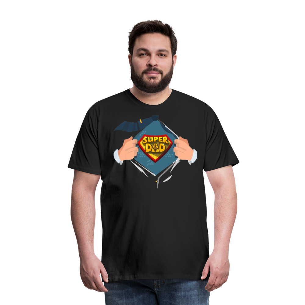 Super Dad: The Ultimate Father's Day Tee Tribute Men's Premium T-Shirt - black