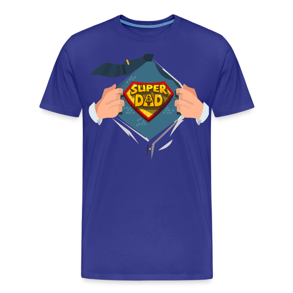 Super Dad: The Ultimate Father's Day Tee Tribute Men's Premium T-Shirt - royal blue