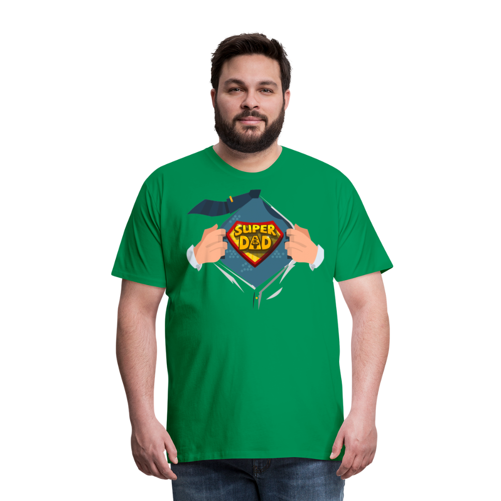 Super Dad: The Ultimate Father's Day Tee Tribute Men's Premium T-Shirt - kelly green