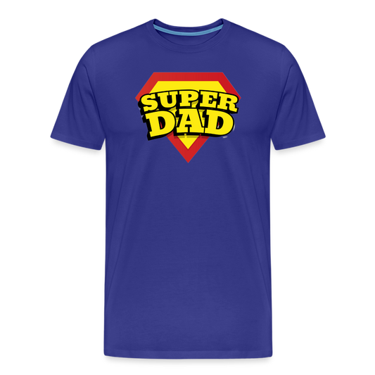 Dad's Heroic Adventures: The 'Super Dad' Chronicles Tee Men's Premium T-Shirt - royal blue