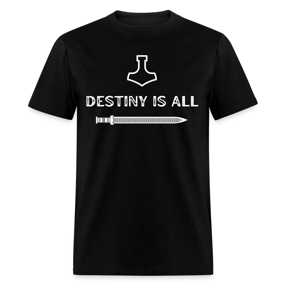 "Destiny is All" T-Shirt - black