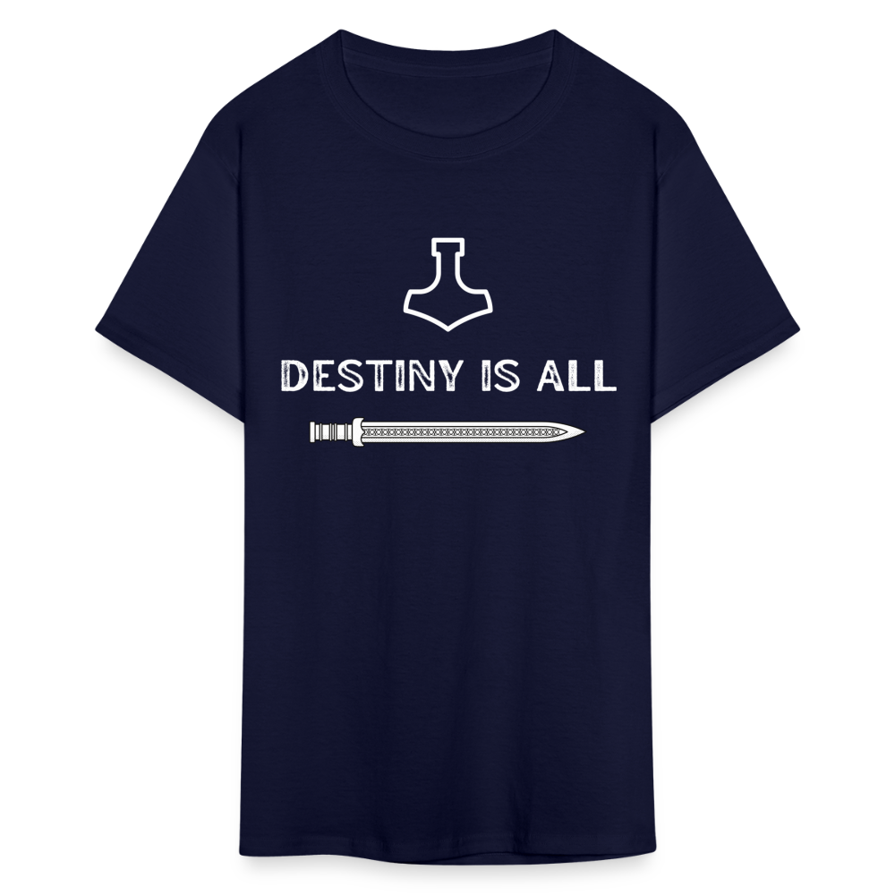 "Destiny is All" T-Shirt - navy