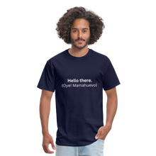 The 'Hello there.' Learn Spanish T-Shirt - navy