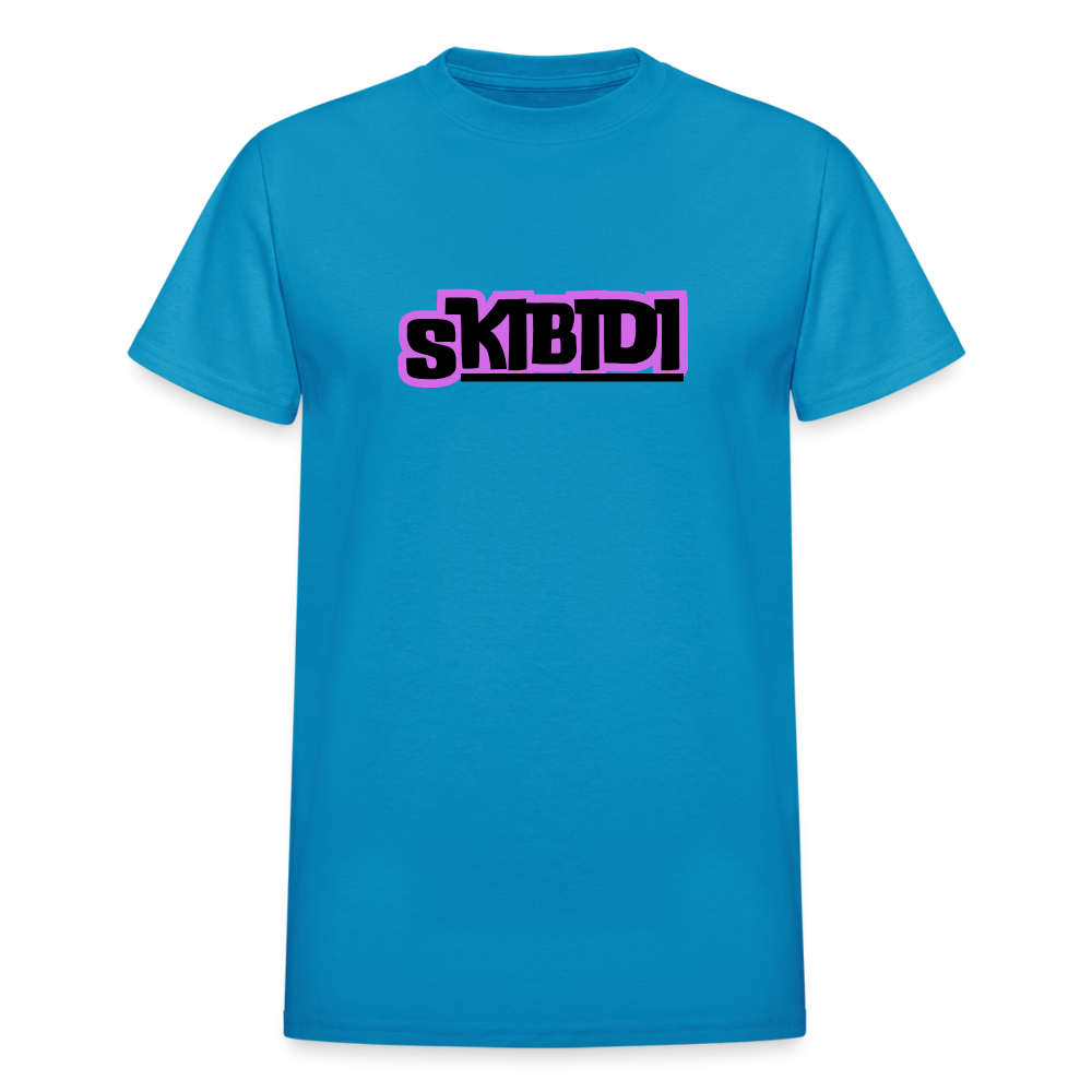Skibidi Toilet T-Shirt T4 - turquoise