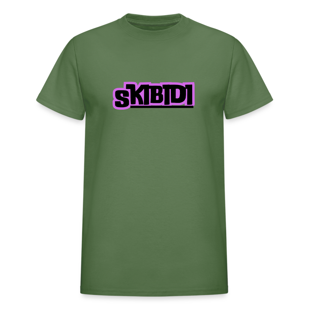 Skibidi Toilet T-Shirt T4 - military green