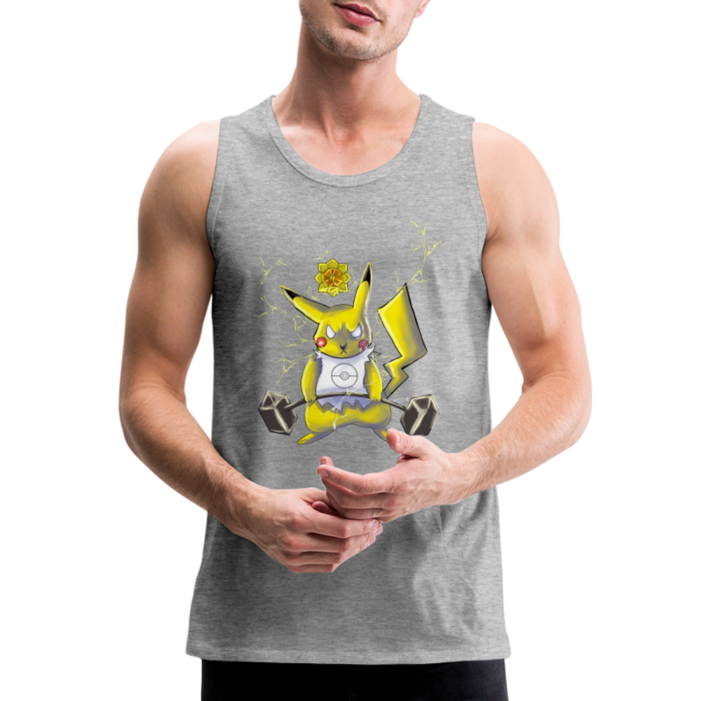 Gotta Lift Them All - Fitness Motivation Tank Top - heather gray