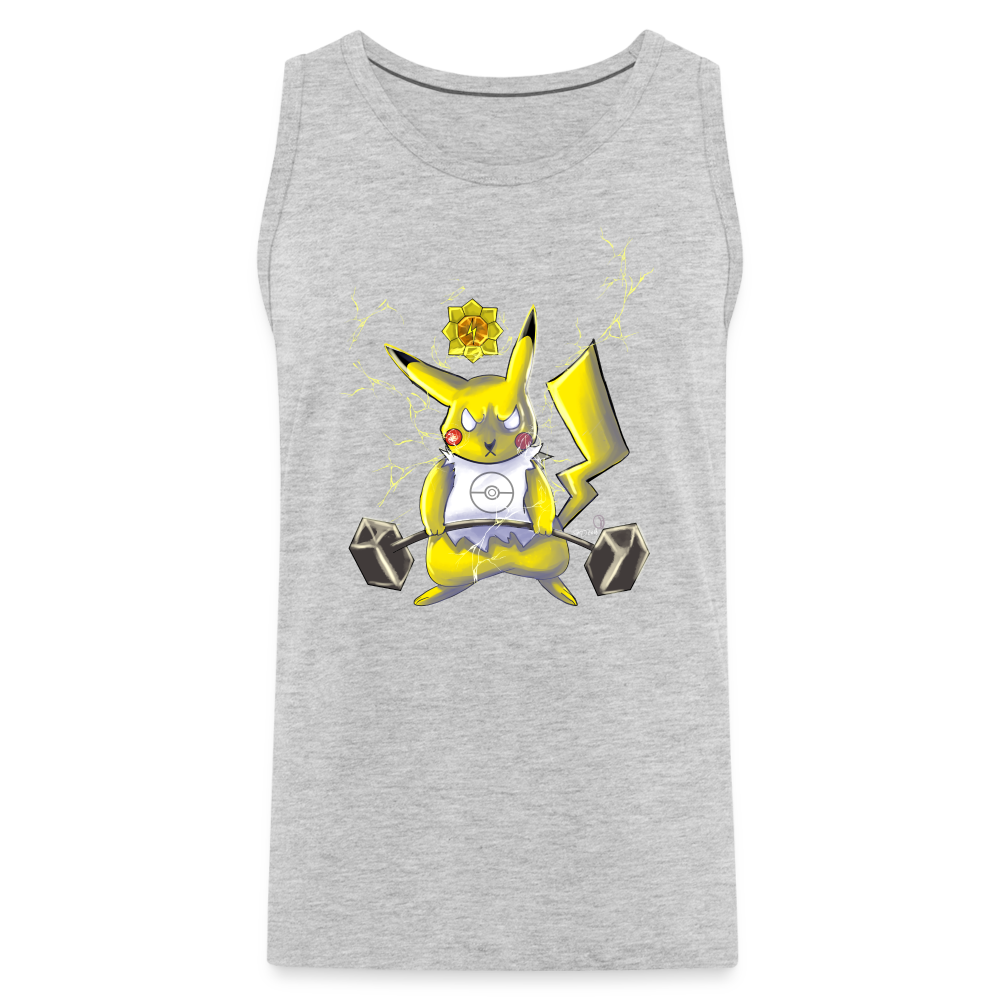 Gotta Lift Them All - Fitness Motivation Tank Top - heather gray