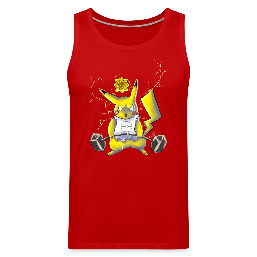Gotta Lift Them All - Fitness Motivation Tank Top - red