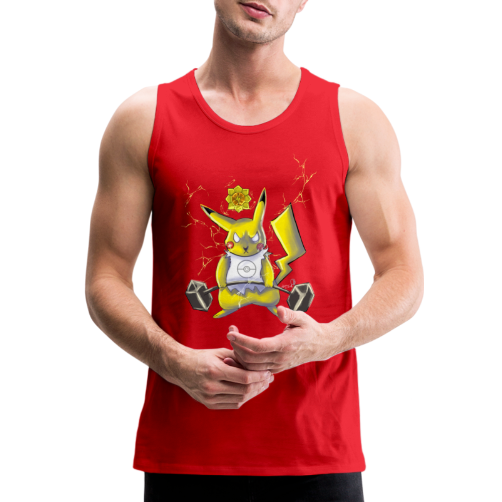 Gotta Lift Them All - Fitness Motivation Tank Top - red