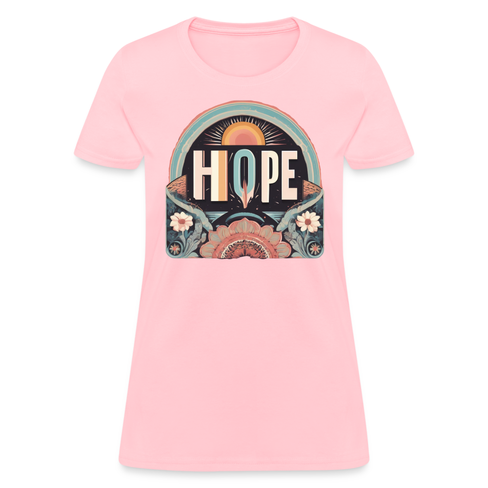 Women's Inspirational 'Hope' Shirt – Comfort Meets Style - pink