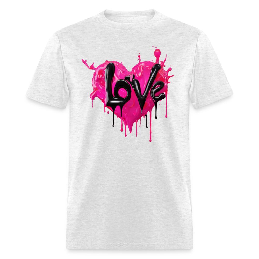 Express Yourself 'LOVE' Shirt - light heather gray