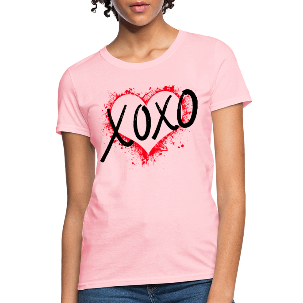Women's XOXO Graphic Tee - Trendy & Comfortable - pink