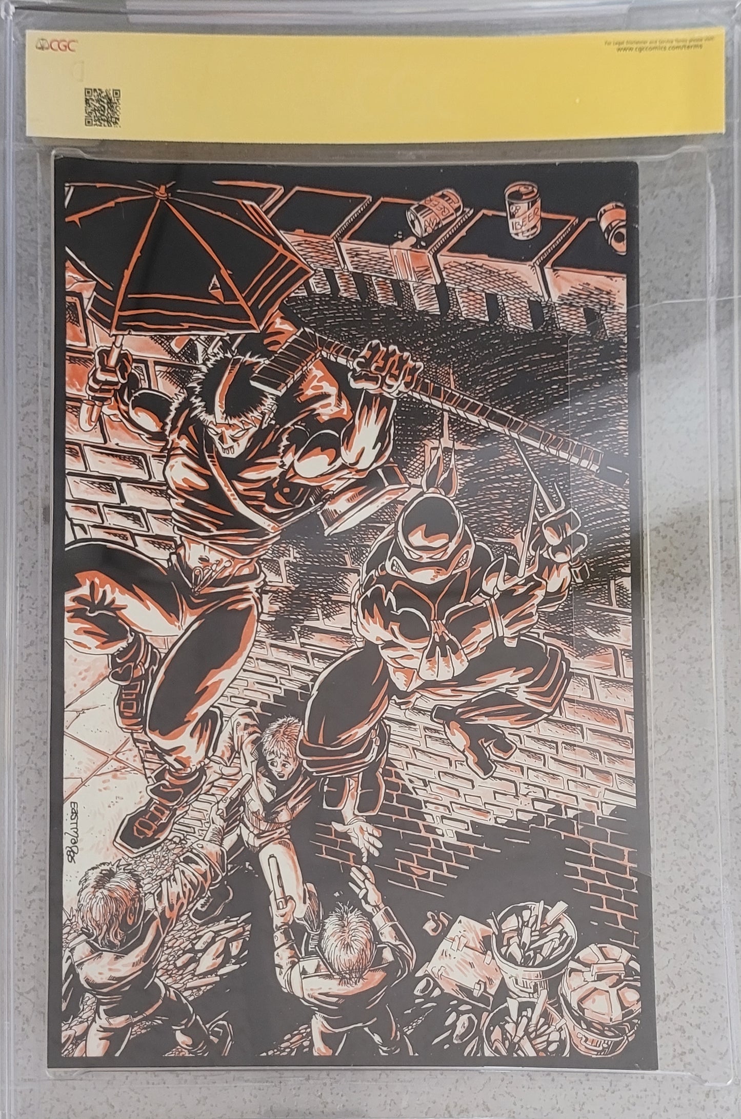1st App Teenage Mutant Ninja Turtles Raphael (1985 Mirage Studio) #1 CGC 9.0 SIGNED BY Kevin Eastman