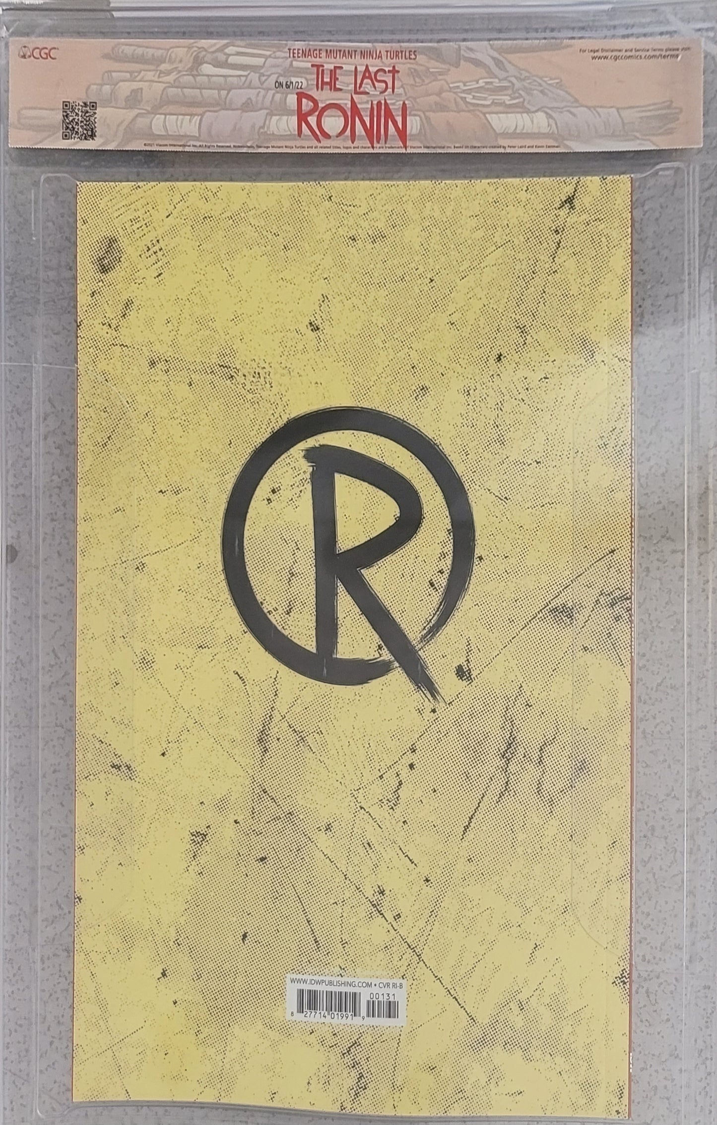Teenage Mutant Ninja Turtles the Last Ronin #1 CGC 9.8 X6 SIGNED| 1:25 Retailer Incentive Edition B